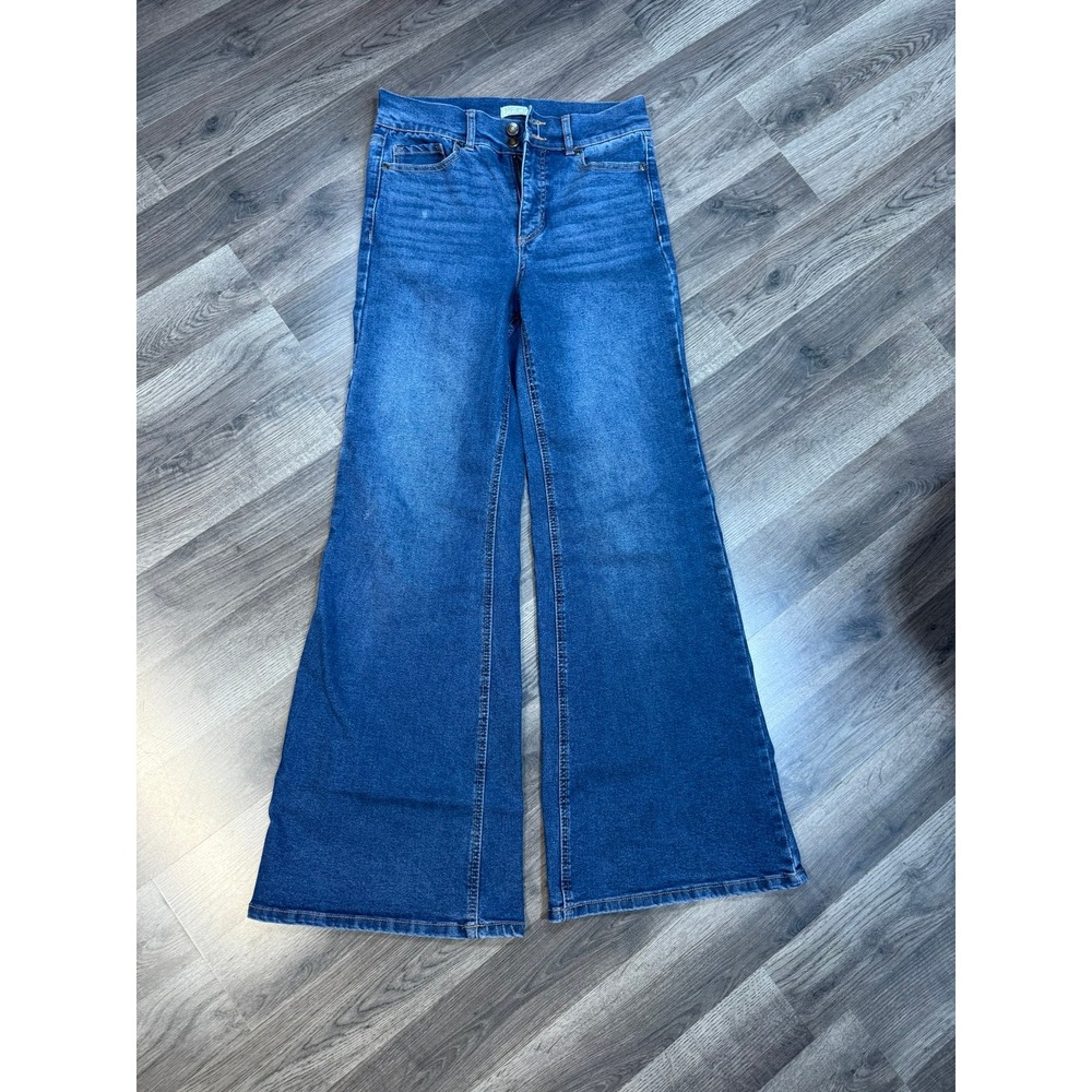 Sofia Jeans by Sofia Vergara Margot Wide Leg Blue Denim Jeans Womens 4